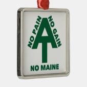 アパラチア山脈No Pain No Gain No Maine メタルオーナメント (右)