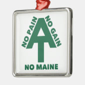 アパラチア山脈No Pain No Gain No Maine メタルオーナメント (左)