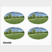 アパラチア緑のシール 楕円形シール (シート)