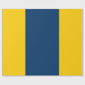 アパラチア金ゴールドとブルーラッピング紙 ラッピングペーパー (フラット)