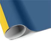 アパラチア金ゴールドとブルーラッピング紙 ラッピングペーパー (ロールコーナー)