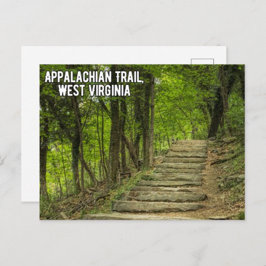 アパラチア・トレイルウェストバージニア葉書 ポストカード (正面/裏面)