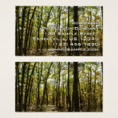 アパラチア・トレイル10月シェナンドアで (正面&裏面)