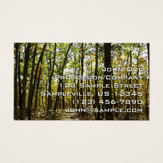 アパラチア・トレイル10月シェナンドアで (正面)