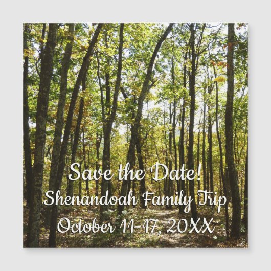 アパラチア・トレイル10月シェナンドアで (正面)