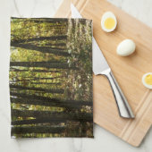 アパラチア・トレイル10月シェナンドアで キッチンタオル (四つ折り)