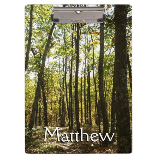 アパラチア・トレイル10月シェナンドアで クリップボード (正面)