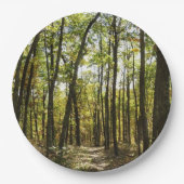 アパラチア・トレイル10月シェナンドアで ペーパープレート (正面)