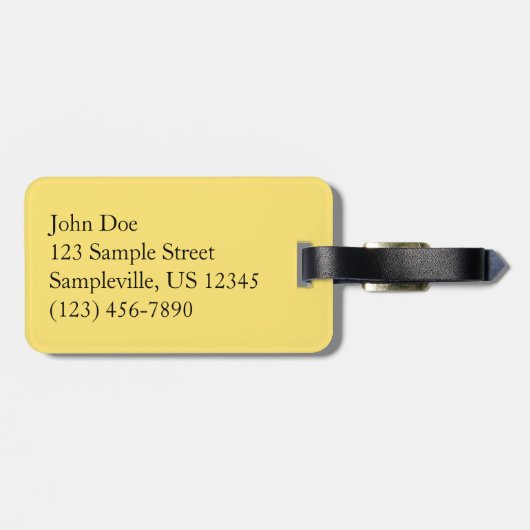 アパラチア・トレイル10月シェナンドアで ラゲッジタグ (裏面横)