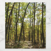 アパラチア・トレイル10月シェナンドアで ワインラベル (シングルラベル)