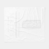 アパラチア・トレイルBlaze 100マイルワイルドネスメイン フリースブランケット (正面(横))