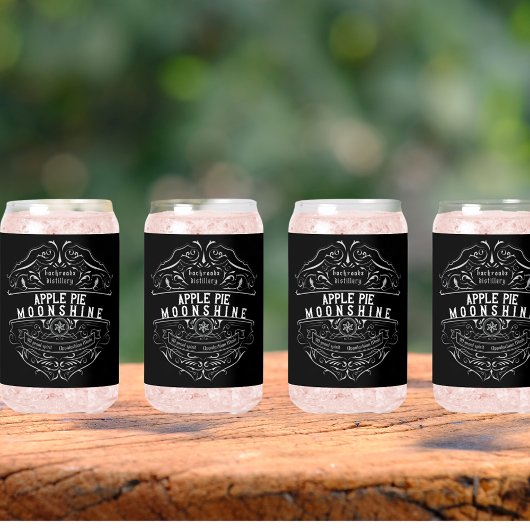 アパラチア・ムーンシャイン・ラベル ガラス缶