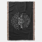 アパラチア・ムーンシャイン・ラベル スローブランケット (正面縦)