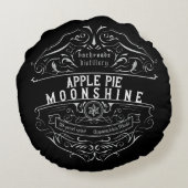 アパラチア・ムーンシャイン・ラベル ラウンドクッション (裏面)