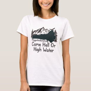 アパラチ来ア強地獄または高水 Tシャツ