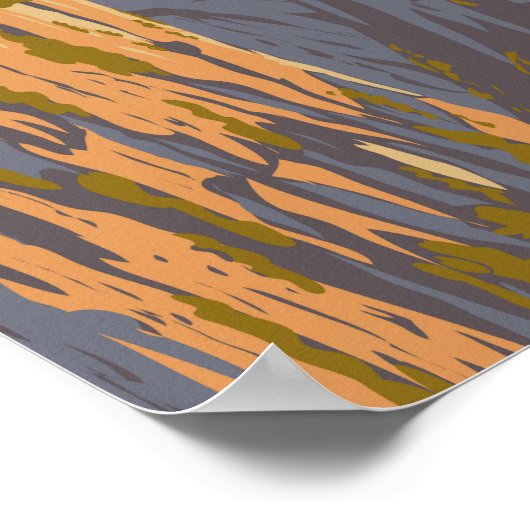 アパラドスダセラナショナルパークブラジル旅行アート ポスター (角)