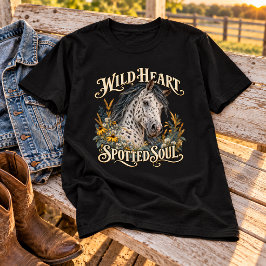 アパラルーサのワイルドハートスポッテッドソウル Tシャツ