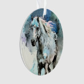 アパラルーサの牝馬の水彩画 オーナメント (正面)