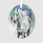 アパラルーサの牝馬の水彩画 オーナメント (正面)