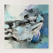 アパラルーサの牝馬の水彩画 ジグソーパズル (横)