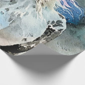 アパラルーサの牝馬の水彩画 ラッピングペーパー (角)
