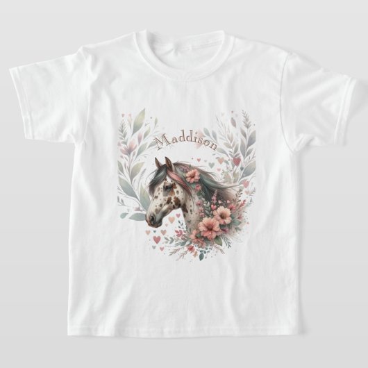アパラルーサの馬の誕生日 Tシャツ (レイダウン)