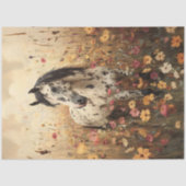 アパラルーサ デコパージュ 野の花畑 薄葉紙 (正面)