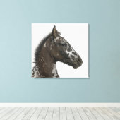 アパルーサとアパルーサの間の異種飼料 キャンバスプリント (インサイチュ (ウッドフロア))