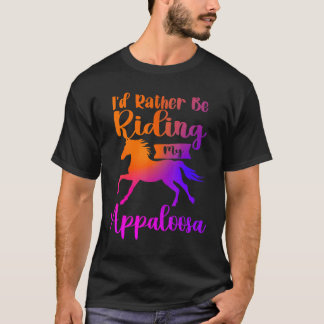 アパルーサ乗馬中 Tシャツ