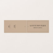 アパレスタイリッシュンスブぶら下がったティックの価格ラベル 名刺 (外部フラット)