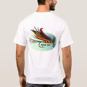 アパレルの魚 Tシャツ (裏面)