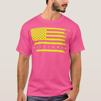 アパレルビリヤードWo American Flagビリヤード Tシャツ