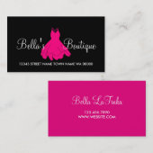 アパレルブティックショップビジネスカード 名刺 (正面/裏面)