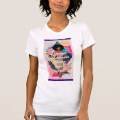 アパレル自然トーン Tシャツ (正面)