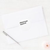 アパレル ラウンドシール (封筒)