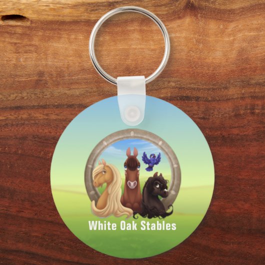 アパロオサホースアンドパロミノポニープロモーション キーホルダー (裏面)