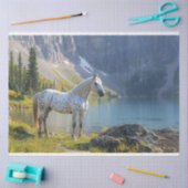 アパロオサホースバイザレイクシーニックデクページ 薄葉紙 (クラフト)