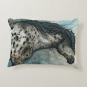 アパロオサホースバイビアレ名前をカスタムする枕 アクセントクッション (裏面)