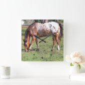 アパロオサホース時計 スクエア壁時計 (ホーム)