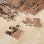 アパロオサホース絵を描砂漠の景色 ジグソーパズル (側面)