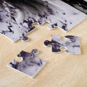 アパロオサホース&深紅色 ジグソーパズル (側面)