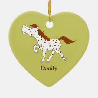 アパローサレッドロアンホースカスタムオーナメント セラミックオーナメント