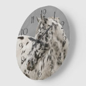 アパロ素晴らしーサを使う ラージ壁時計 (傾斜)