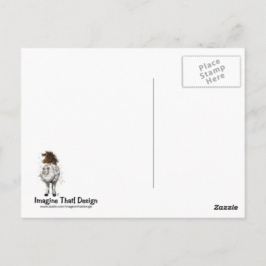 アパロ色彩の鮮やかサポニー ポストカード (裏面)