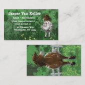 アパロ色彩の鮮やかサポニー 名刺 (正面/裏面)