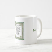 アパーソナライズされたイ結婚ルッ賛美グ  コーヒーマグカップ (正面右)