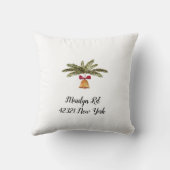 アパーソナライズされたーニューホームクリスマス装飾用クッション クッション (裏面)