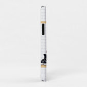 アパーソナライズされた赤と白イスホッケージャージー Case-Mate iPhoneケース (裏面/右)