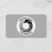 アパーチャサークル – 色調シェード – グレー#B2B2B2 名刺 (正面)