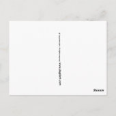 アパートの並ぶポストカード ポストカード (裏面)